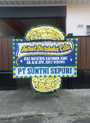 Papan Bunga Duka di Loloda